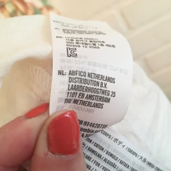 Abercrombie & Fitch Maxi dress Cotton Lined Tiered Pleated Knotted Strap Sz S - Picture 12 of 14